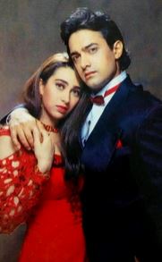 Aamir Khan and Karisma Kapoor in the movie 'Raja Hindustani'. IMDB
